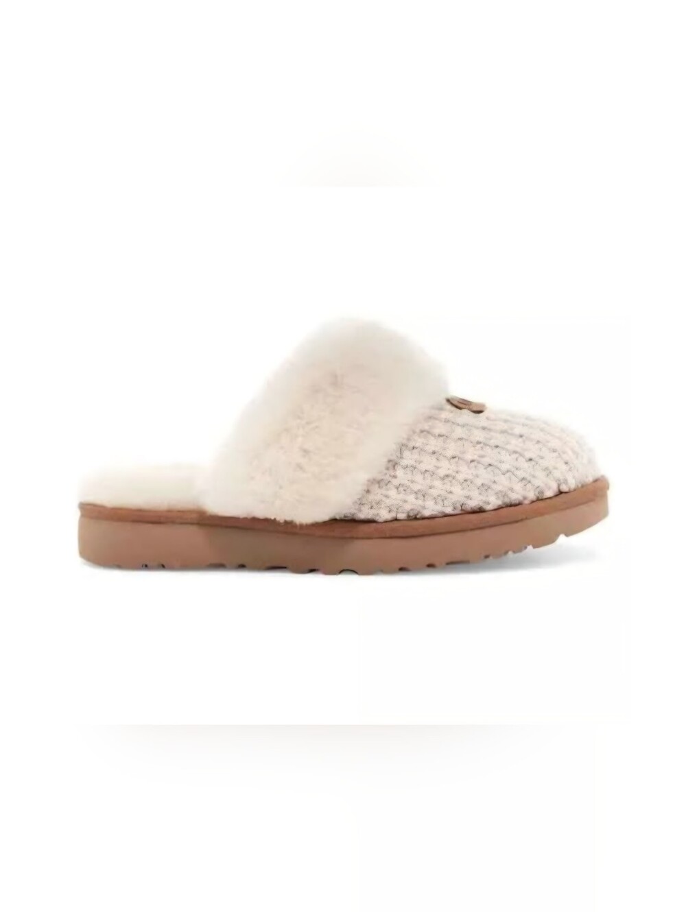 UGG Women's Cream Knit Slippers - Picture 10 of 10